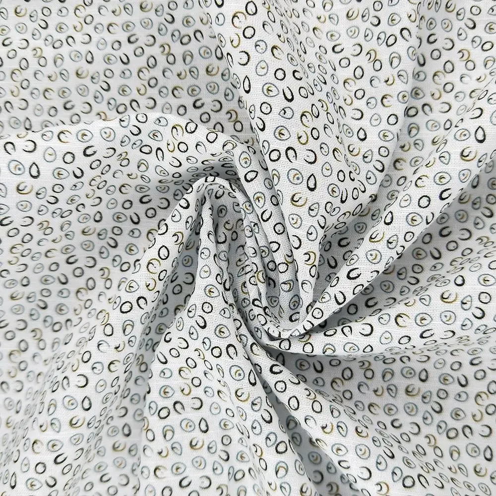 Wholesale Fabric for Clothing Material, Dress Apparel with Print on 100% Cotton Poplin