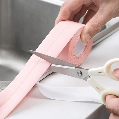 Self Adhesive Caulk Strip Sink Sticker Bath & Kitchen Waterproof Sealing Tape