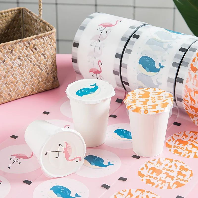 Factory Direct PP Plastic Sealing Film A Roll Can Seal 3000 Cups Bubble Tea Cup Sealing Film