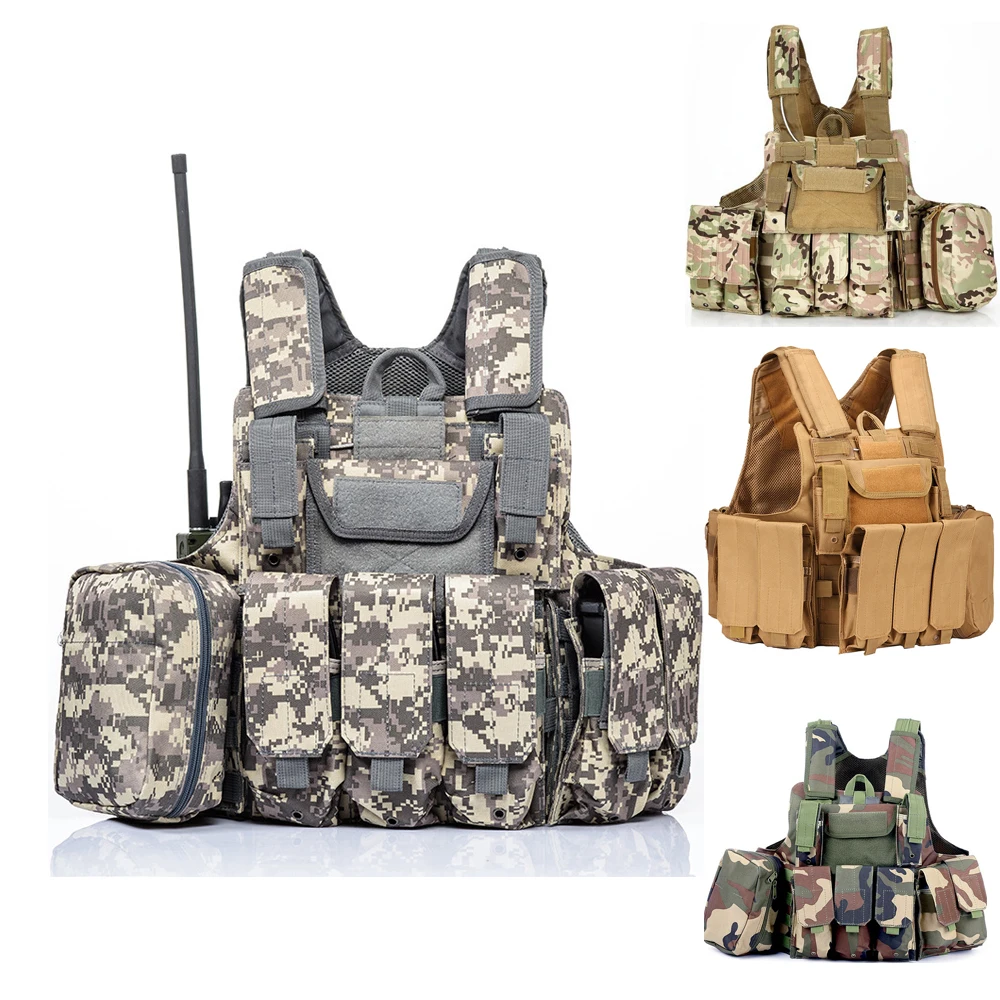 Быстросъемный уличный тактический жилет для несущей пластины с медицинской сумкой, на складе