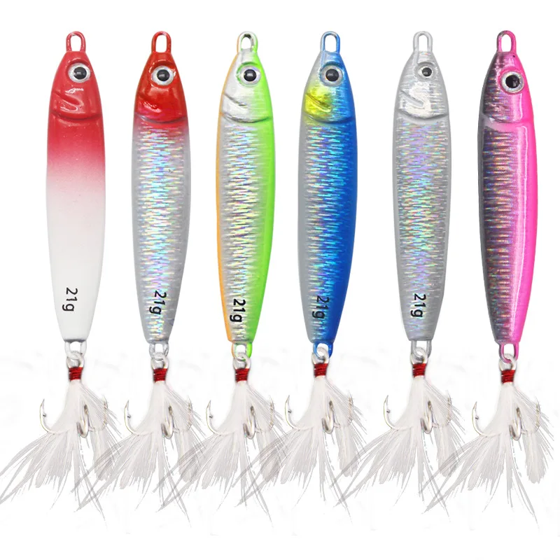 High quality fishing supplies Iron plate casting sea fishing bait lead fish water snake S type fishing gear Fresh water