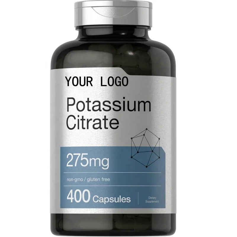 Wholesale Private Label Potassium Citrate Capsule Supports Electrolyte Balance and Normal PH Essential Mineral Supplement