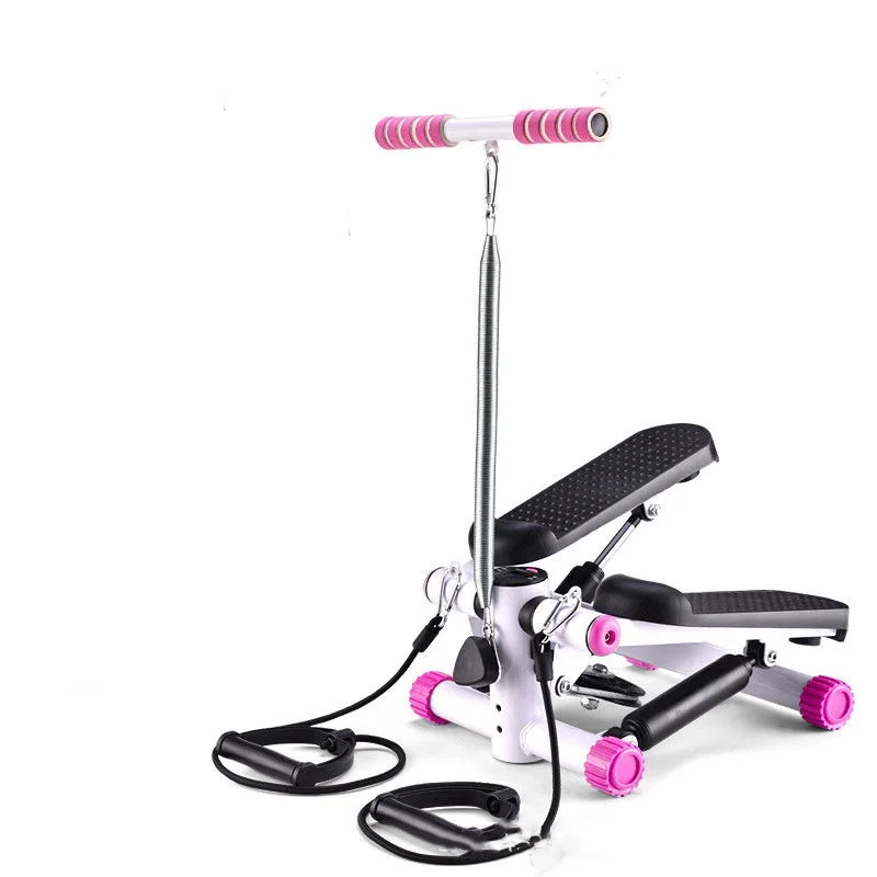 Get-Fit 2024 Best Indoor  multi-functional stepper home couple small hydraulic silent fitness equipment with tension handrail