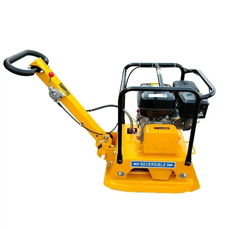 Small Mini Plate Compactor With Petrol Engine heavy manual gasoline vibration rubber dirt plate compactor