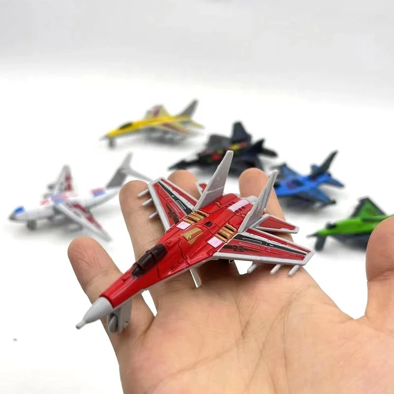simulation die cast pull back aircraft toy alloy airplanes model set diecast plane for collection