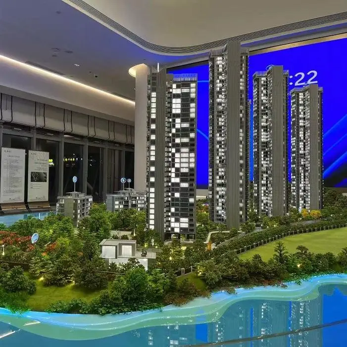 Model for Real Estate 3D City Miniature Residential Building