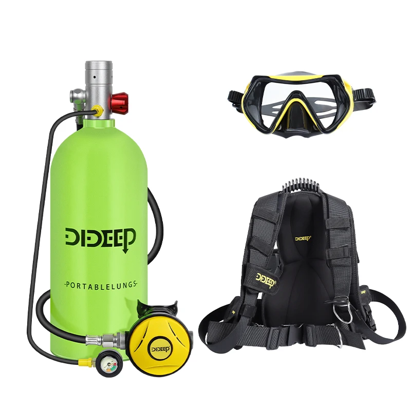DIDEEP 40-50Mins Underwater 3L Scuba Dive Air Tank Diving Cylinder Kit