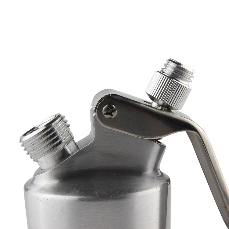 Professional Whipped Cream Dispenser Leak Free Reinforced Aluminum Threads for Max Durability and Safety  1 Pint Cream Whipper
