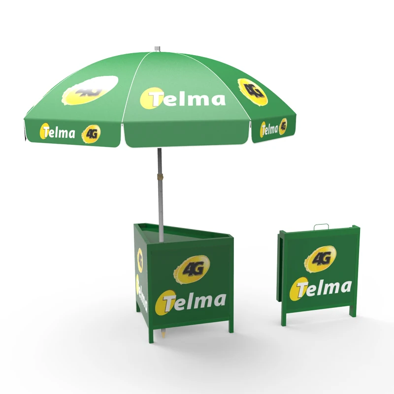 
Metal folding promotion table 