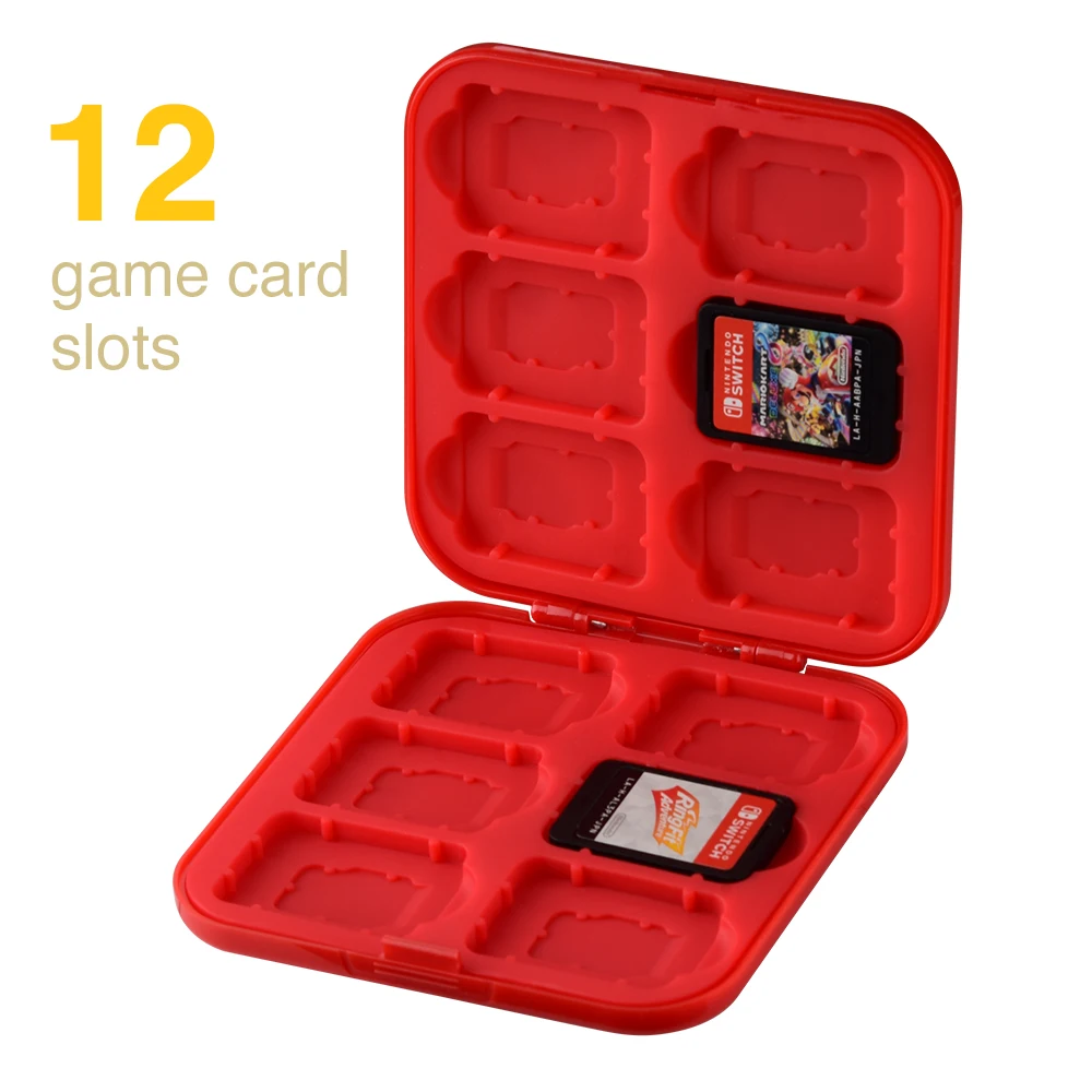  2021 Popular Card Box Used For Nintendo Game Storage Pure Color Drawing Small Fresh 12 Can Be