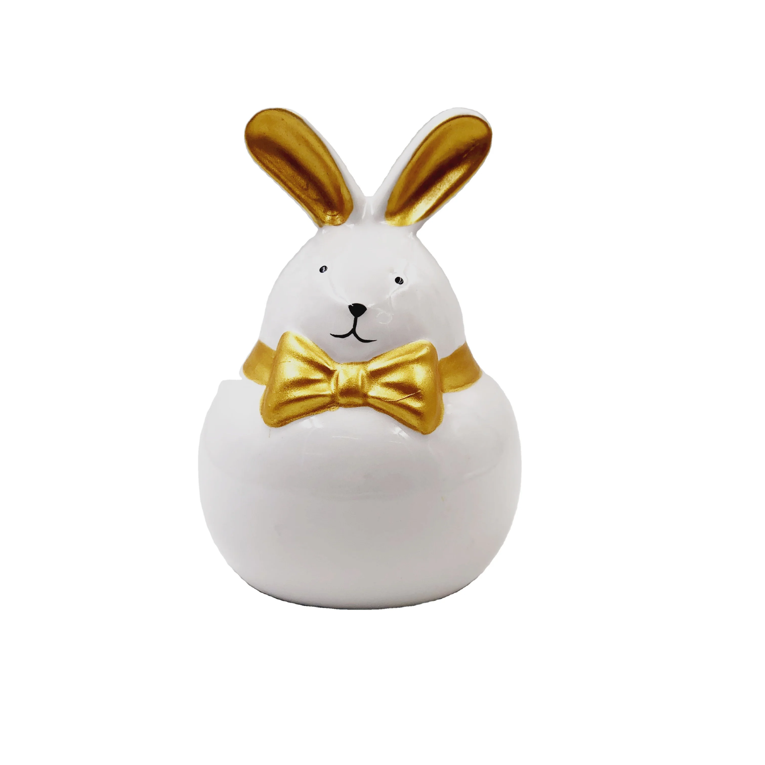 Antique Custom Ceramic Rabbit Porcelain Rabbit Easter Gifts for ornaments