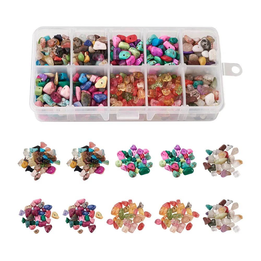 Кристаллические чипы из натурального камня, набор для рукоделия