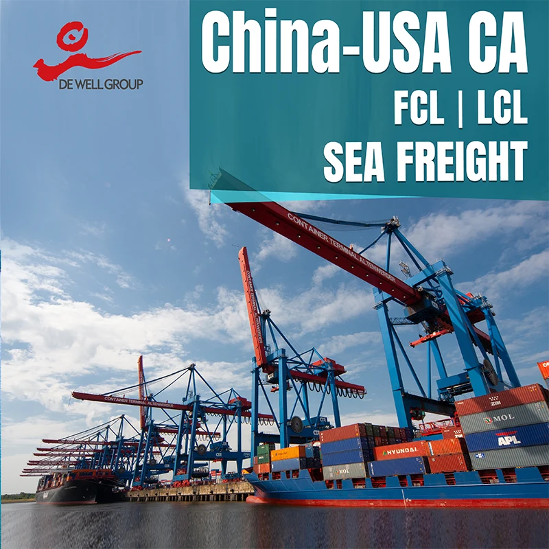 Freight shipping company From China shaoguan meizhou heyuan Shenzhen to USA Fontana Santa Clarita Garden Grove Oceanside CA