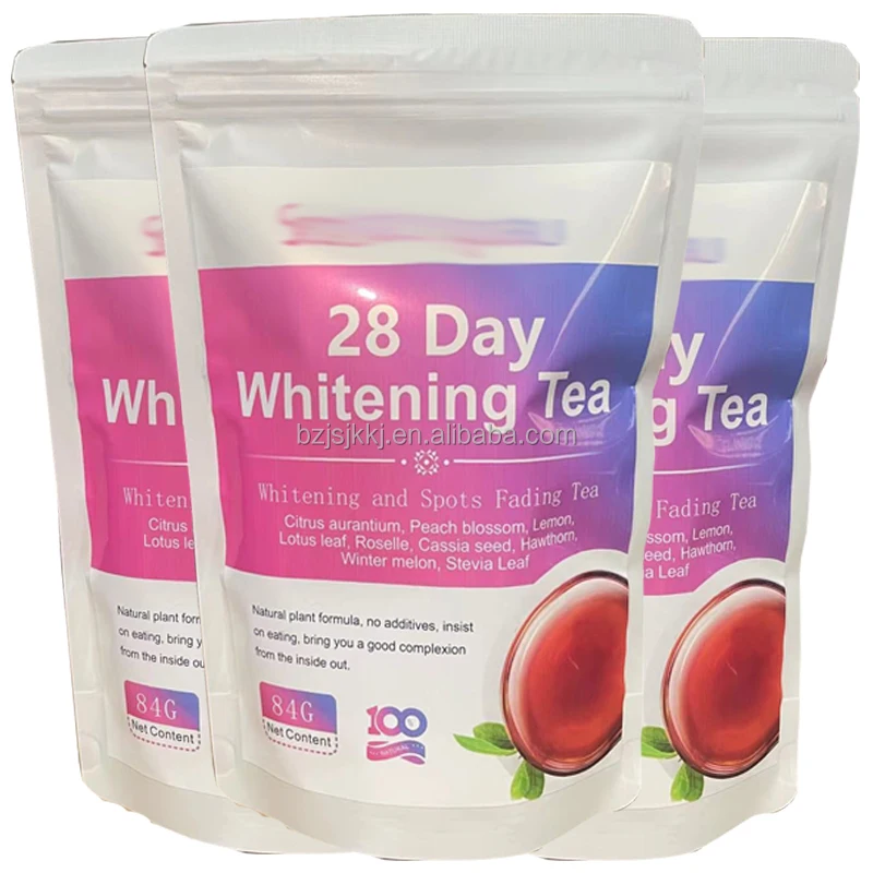 Private Label Skin Beauty Whitening Glow Tea Remove Wrinkles Natural Herbal Lightening Flavor