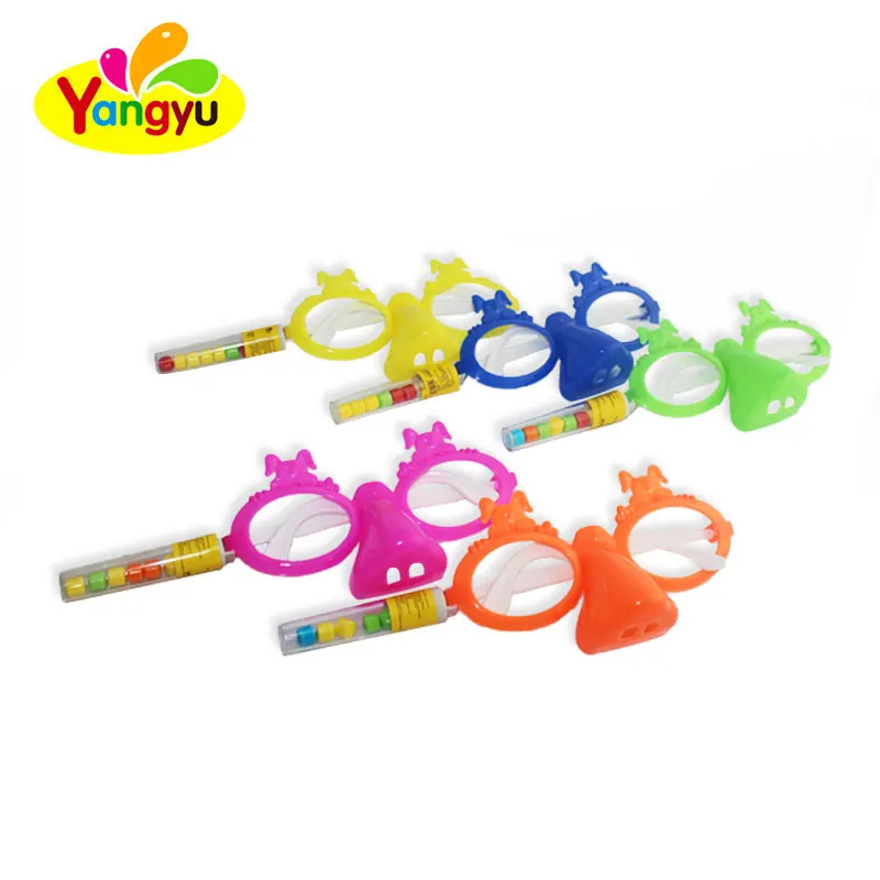 funny plastic Glasses toy candy