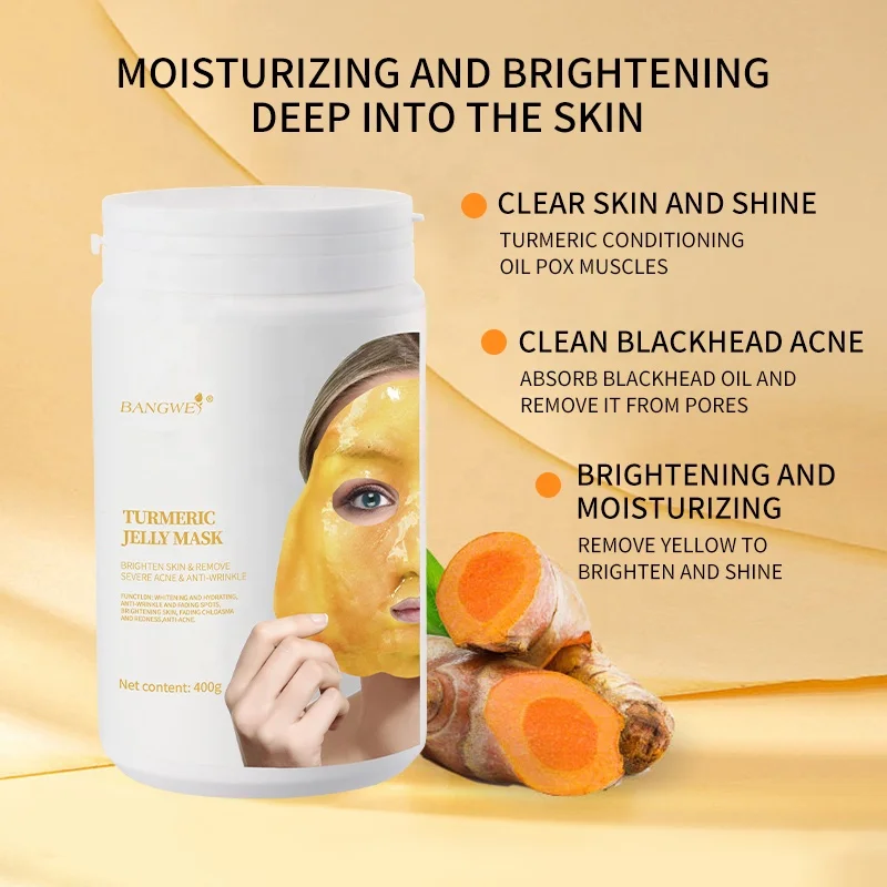 BANGWEI 400g SPA Whitening Jelly Mask Anti Aging Hydrating Powders Mask for Face Natural Private Label Collagen Water-soluble