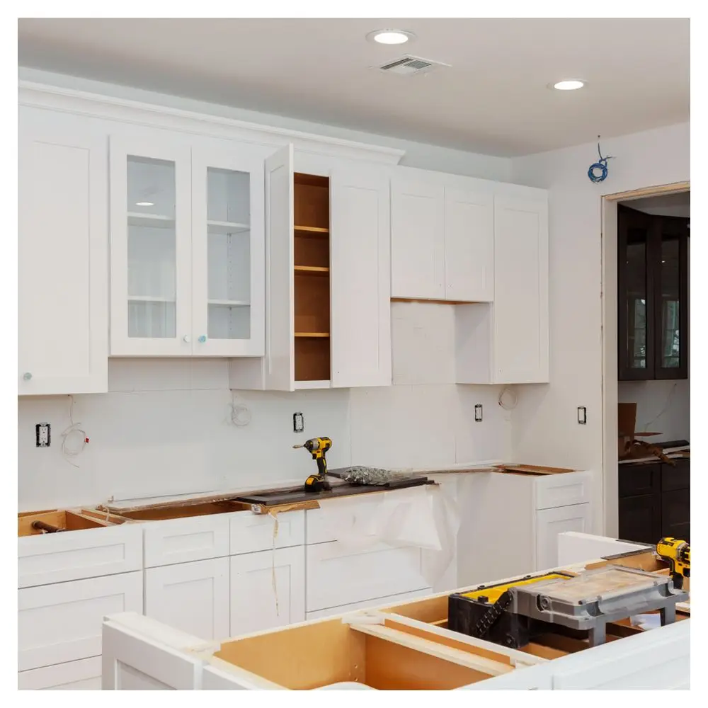 OPMA Mobile Home Kitchen Cabinets Plywood Kitchen Cabinet Kitchen Counter Top With Cabinet