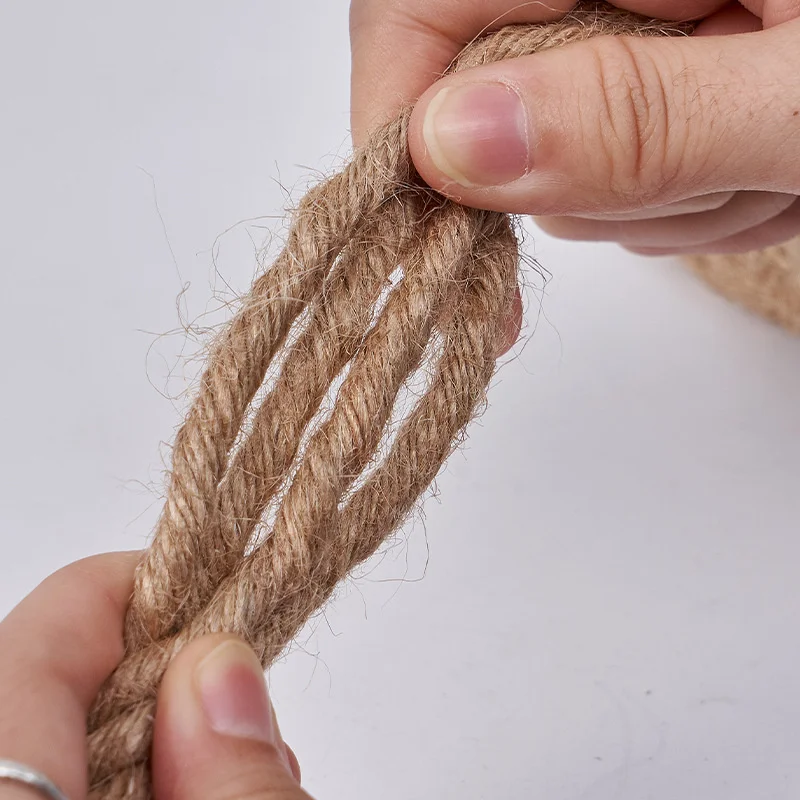 1mm-30mm Jute rope thick and thin hemp rope bundled decorations handmade rope for diy