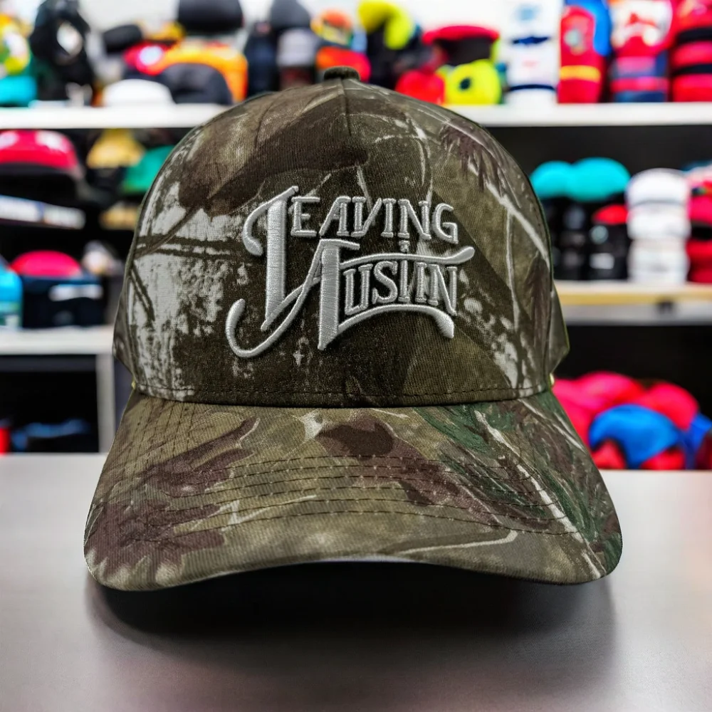 OEM Custom Embroidered Real Tree Sublimation Digital Print High Quality Cotton/Polyester 5 Panel Sport Hat Camo Baseball Cap