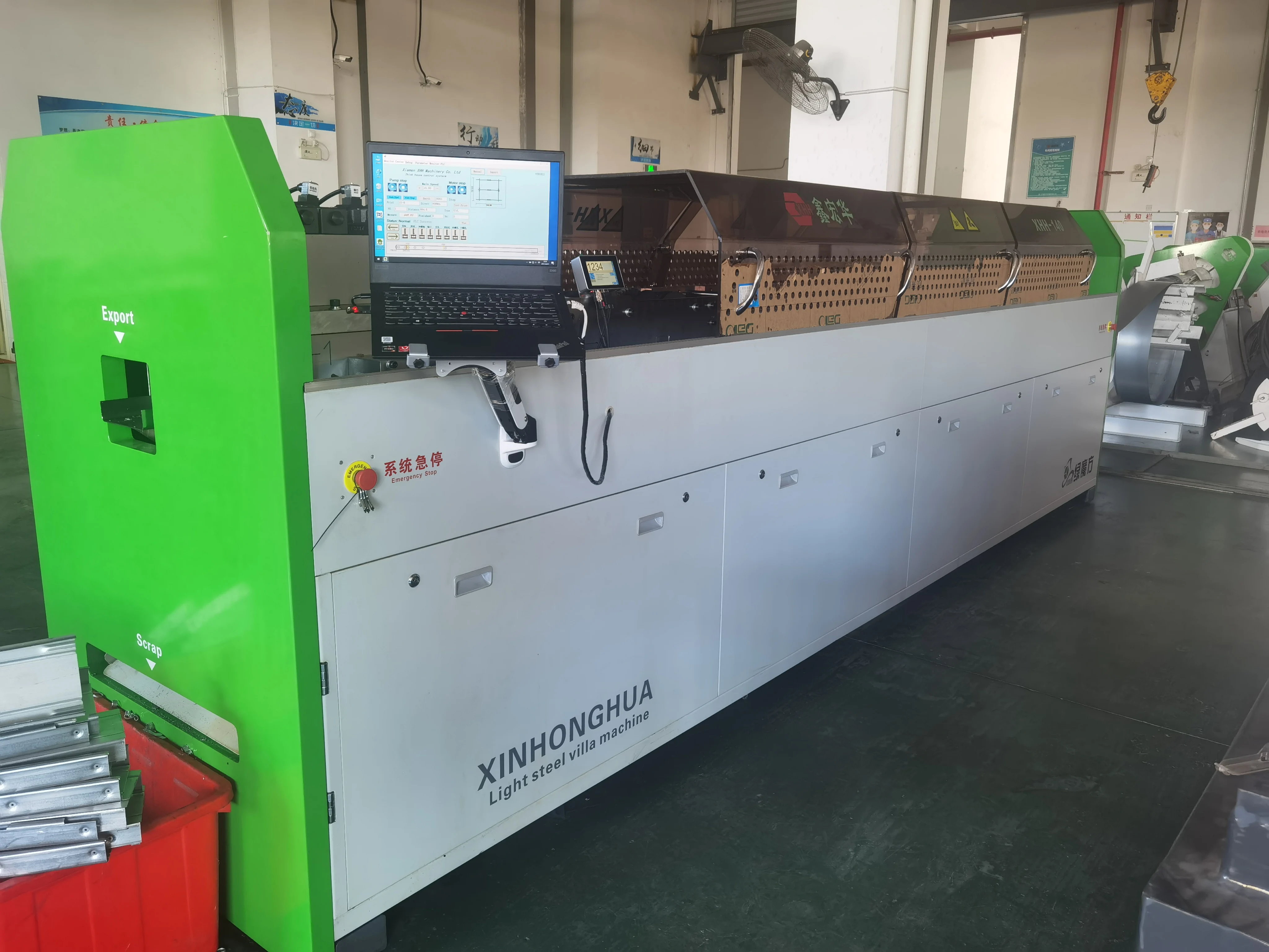 Drywall Metal Profile C140 Fully Automatic Roll Forming Light Gauge Villa Steel Framing Machine