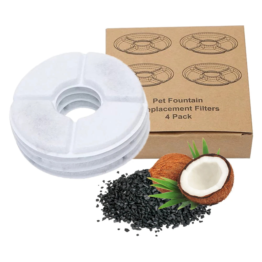 Wholesale Pet Water Fountain Filter Refill,  Cats Automatic Water Dispenser Activated Carbon Replacement Filters