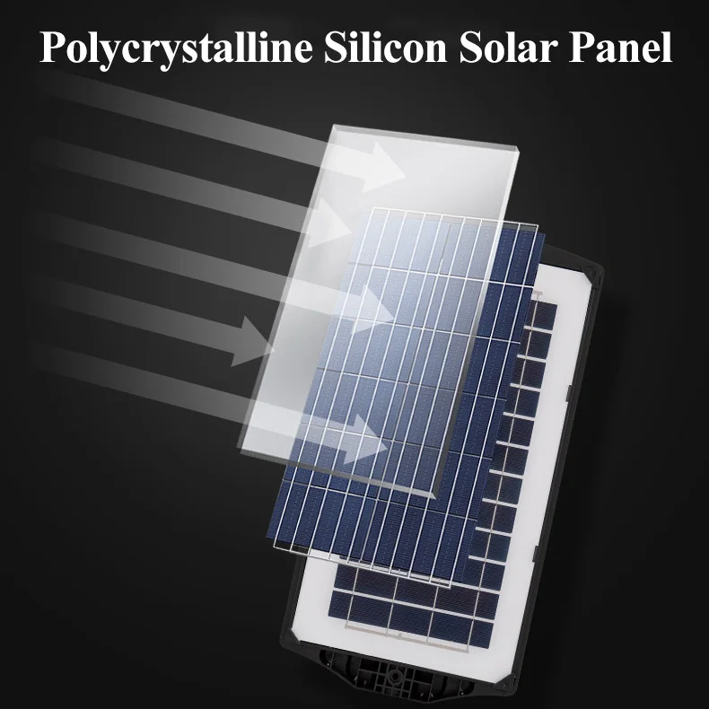 Outdoor Wall Mount Light Garden Light with Pole Solar Lamp High Power Outdoor Lithium Battery 2 In 1 LED Solar Street Light