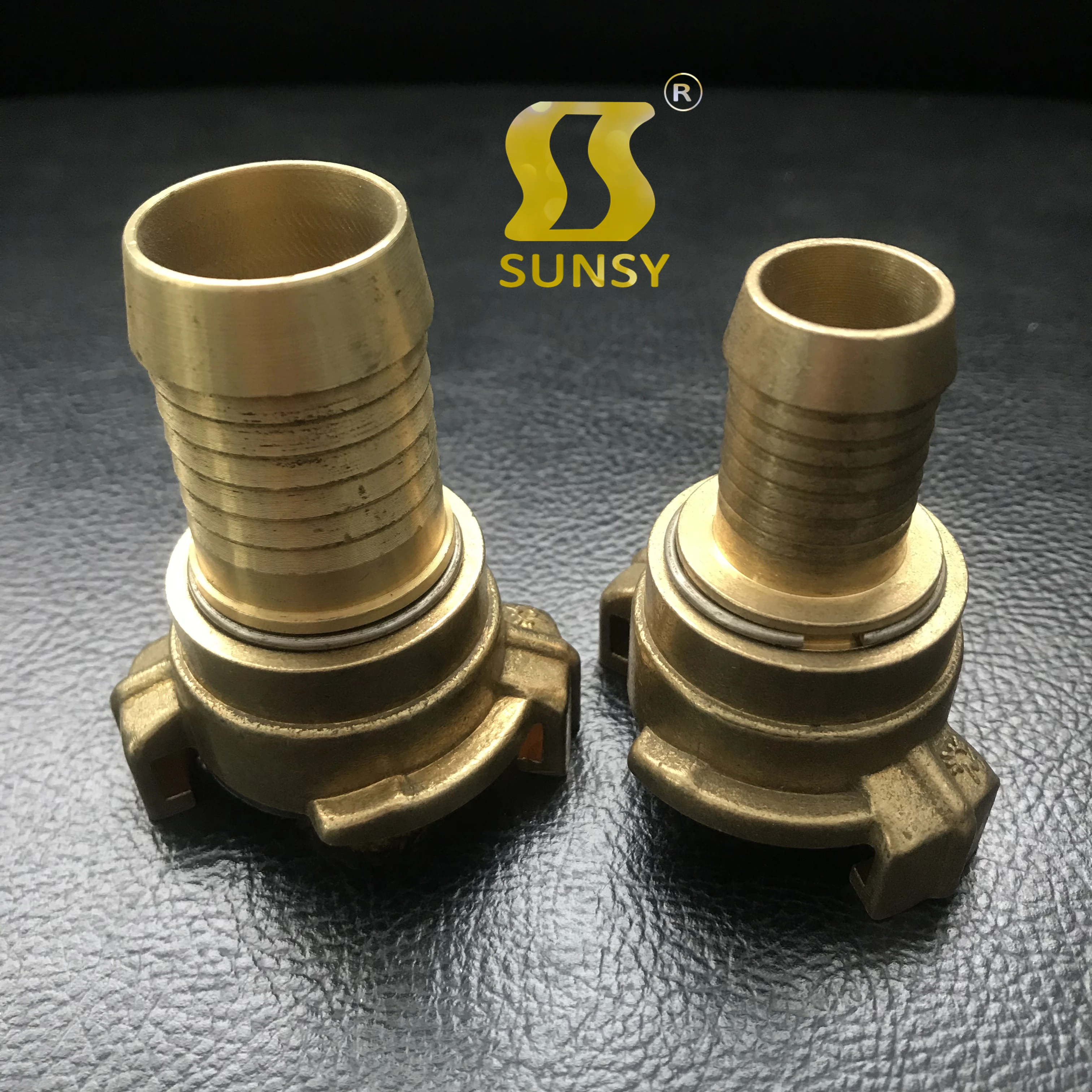 Brass geka Germany pipe fitting Hexagonal union nipple plug blanking equal tee house tail coupling rotating quick connector