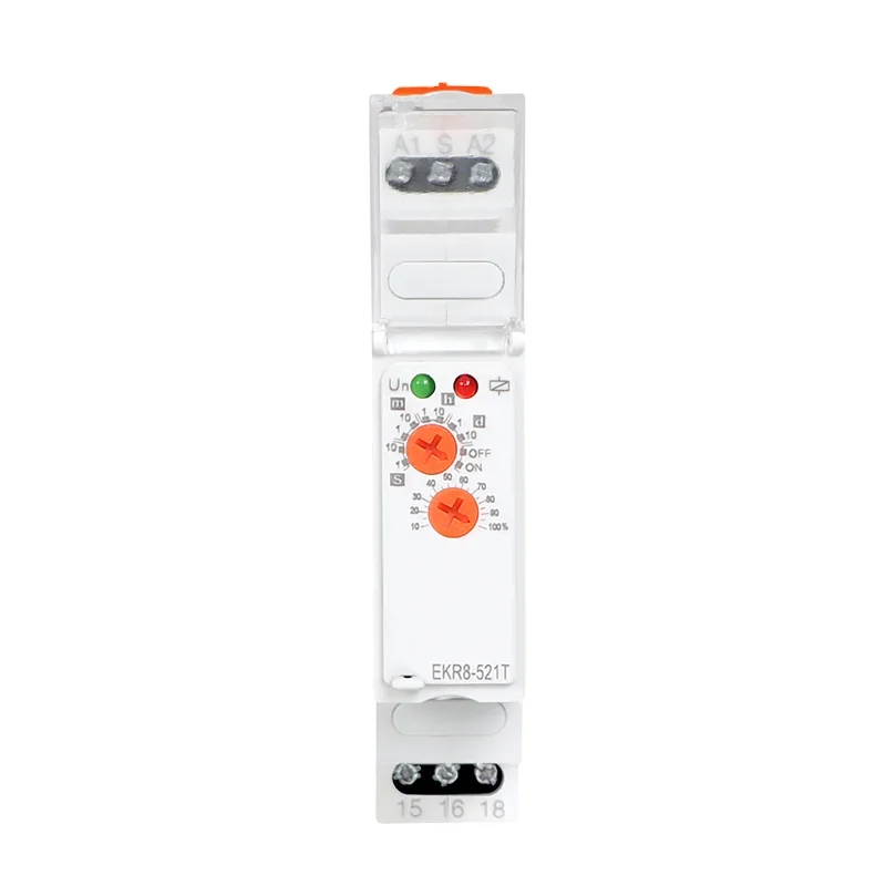 ETEK EKR8-521TH0016 16A 2 Ручка SPDT Временная задержка включения/выключения реле 12-240VAC/постоянного