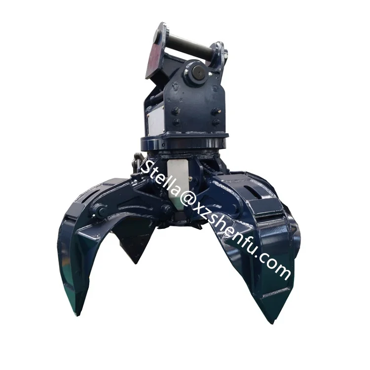 Grapple 3 - 20 ton Excavator Grapple Heavy Duty Hydraulic Demolition Log Wood Stone Rock Scrap Grab