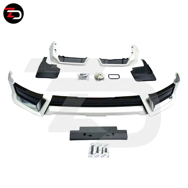 Factory Price GTS Style Body Kit With Bumpers Lips Rear Diffuser Main Grill For Land Cruiser 2016-2021