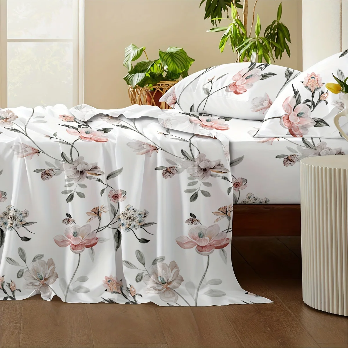 Amytong Set Cross-border Single-piece Home Textile Printing UK Europe and America Export Bed Sheets Bedding