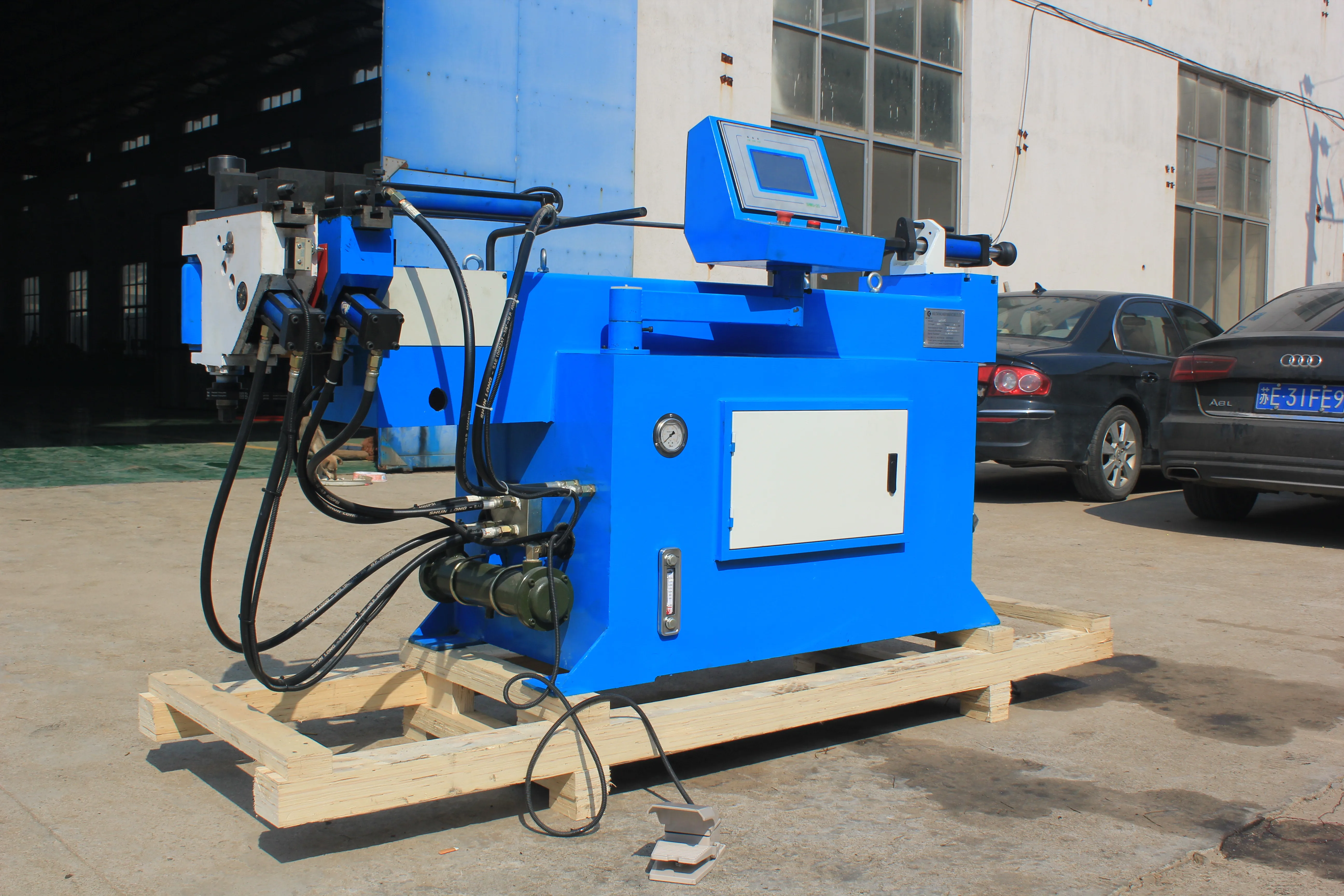 DW38NC bending capacity 38 x 2mm hydraulic pipe bending machine
