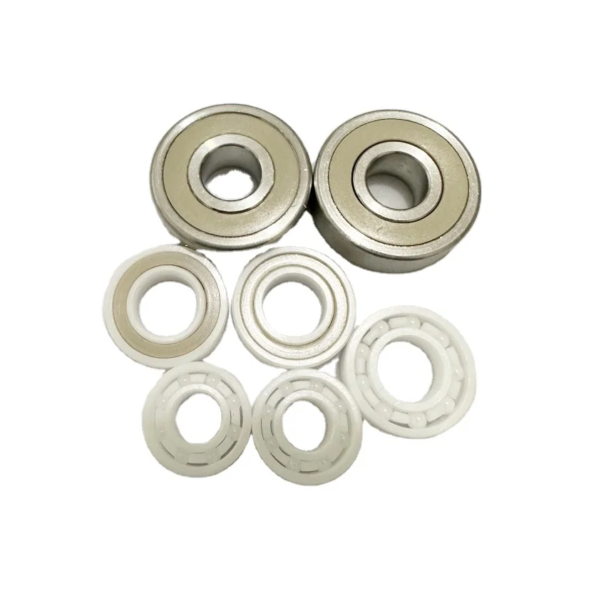 Chinese factory  R188 6.35x12 full Zro2 Si3N4 ceramic bearings with PEEK retainer