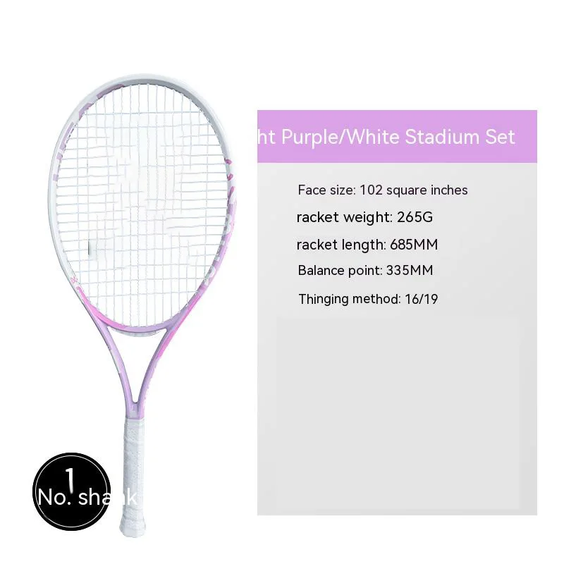 Factory Wholesale Professional Customization Logo Lightweight Professional Carbon Fiber Seamless Tennis Racket