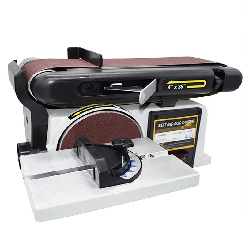 6 Inch Disc Bench Sander Adjustable Belt Sander For Wood Working
