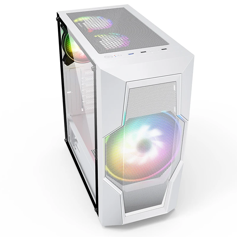 SAMA 2057 Mid Tower компьютерный чехол благородный игровой для ПК высококлассный левый