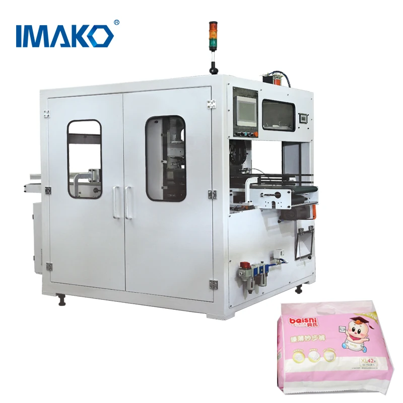Semi Automatic Diaper Pulls Up Making Machinery Production Line Baby Diapers packing Machine Price