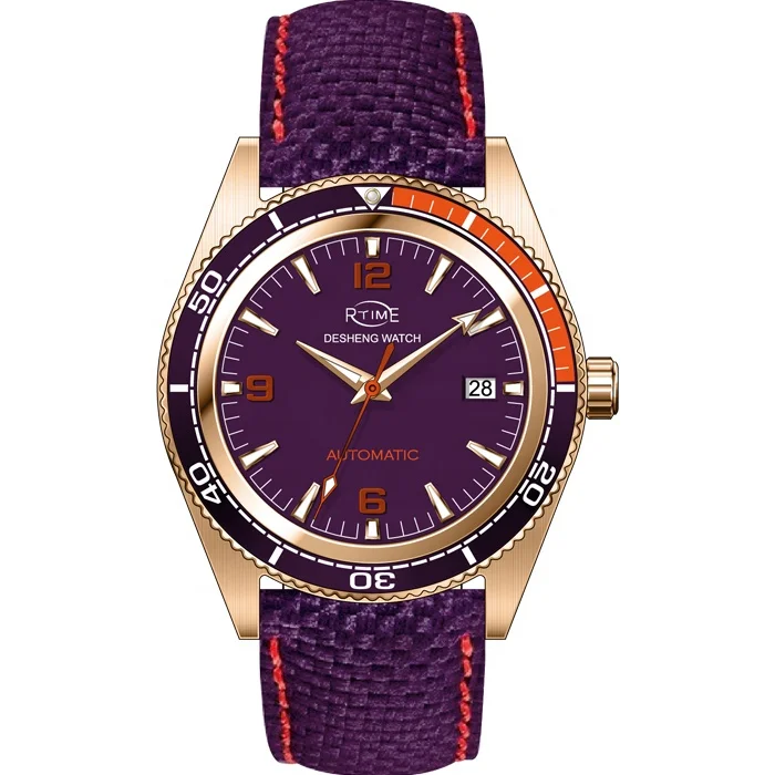 Diver Watches Men Wrist Luxury NH35 Automatic Movement Custom Logo Watches SEIKO Stainless Steel Guangdong Branded Watches Round