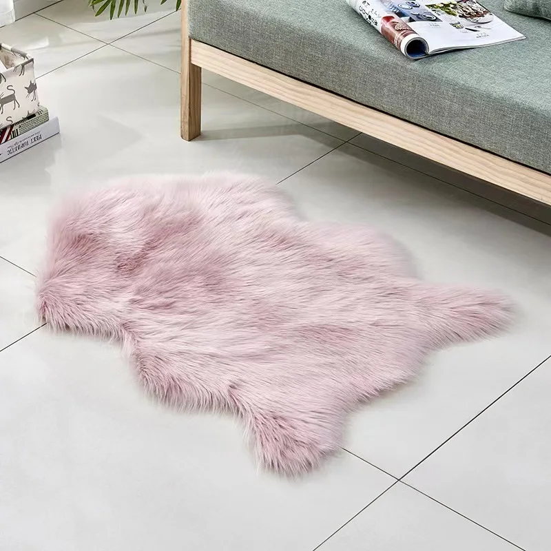 Professional manufacturer sale Low priced faux  fur rug carpet