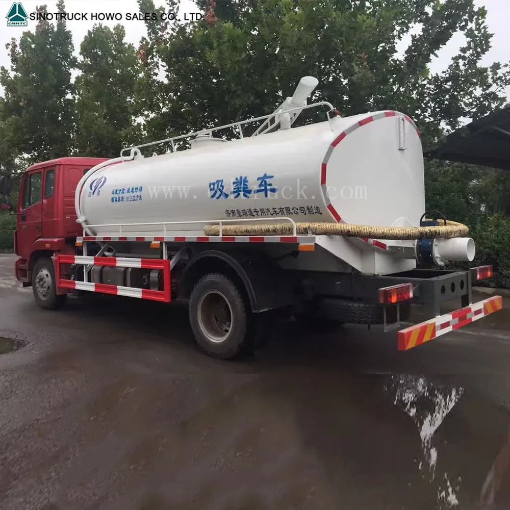 Sinotruk 20Cbm Sewage Suction Truck Sewage Suction Tank Truck Trade