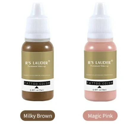 Factory Customizing 15ml Permanent Makeup Pigments For Eyebrow Eyeliner Lip