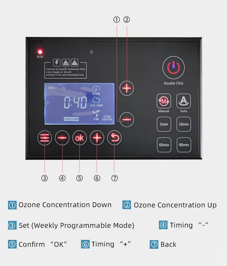 Flygoo Longevity 2g/hr Ozone Generator Washing Machine Water Treatment Laundry for Washing Clothes