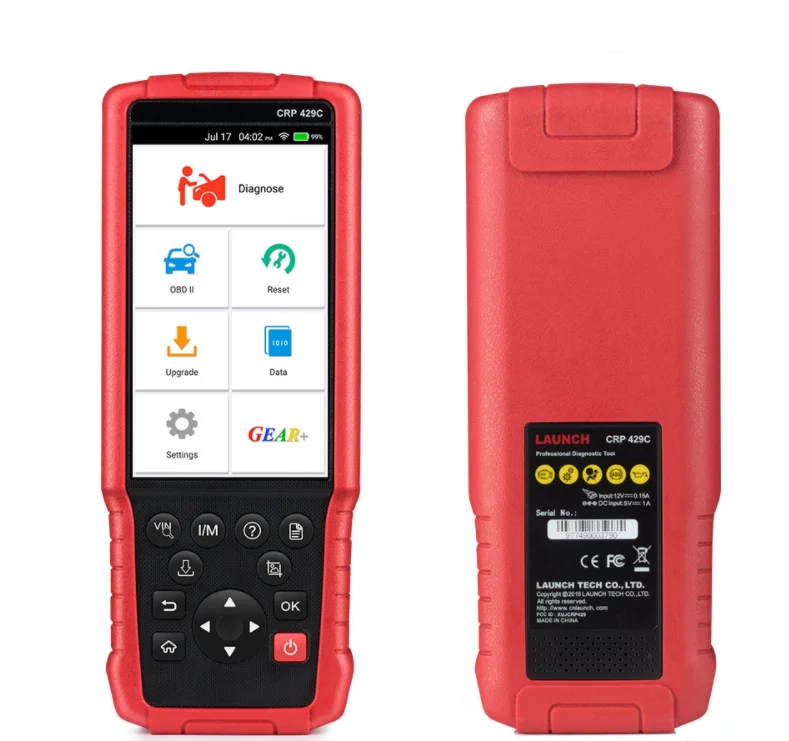 LAUNCH CRP429C Vehicle tools diagnostic tools testing equipment 4 Systems OBDII Code Reader scanner