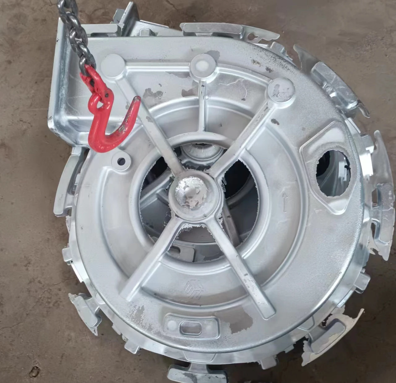 Die-Casting Machine Automobile Aluminum Alloy Cylinder Head Aluminium Auto Parts Die Cast Motorcycle Part