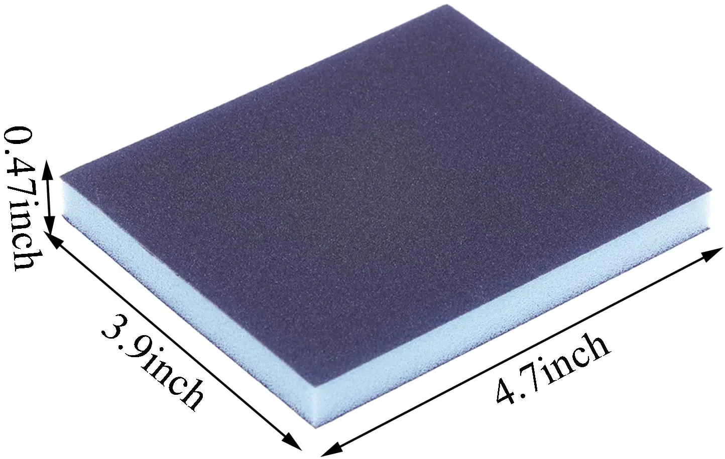 Aluminum Brown 60#~600# Abrasive Sand Paper Sponge Wet and Dry Use Polishing Flexible Blocks Sanding Sponge