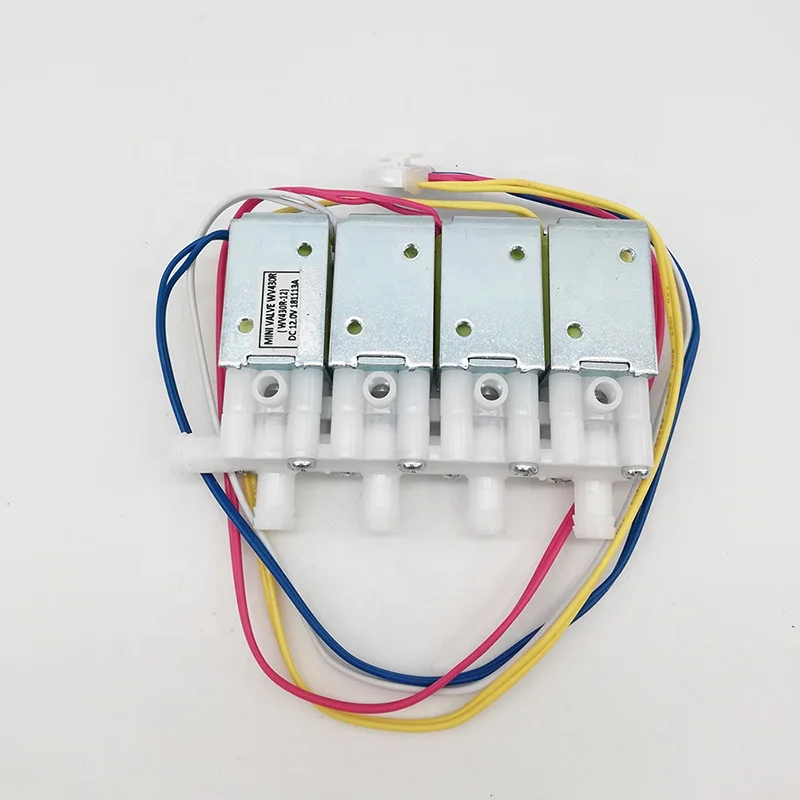Manifold solenoid valves 4 position 3 ways. Normal Close air valve 12 vdc, 24 vdc for Massage equipment