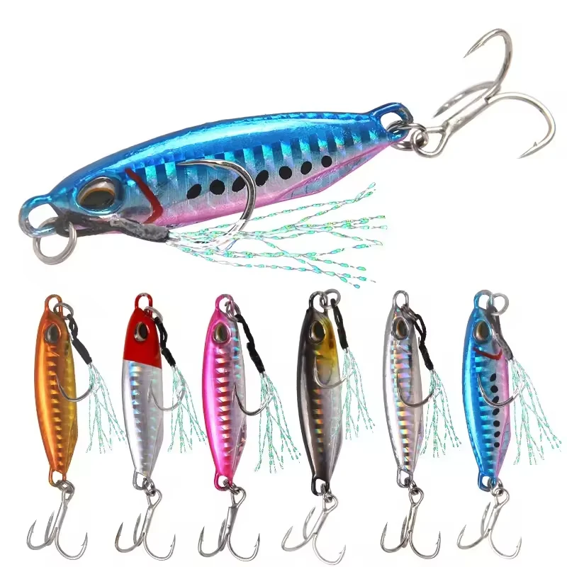 Popular slow pitch jig bait Metal Jig Fish Lures 16g-32g Sinking Sea Boat Fishing Artificial metal Jig Lures