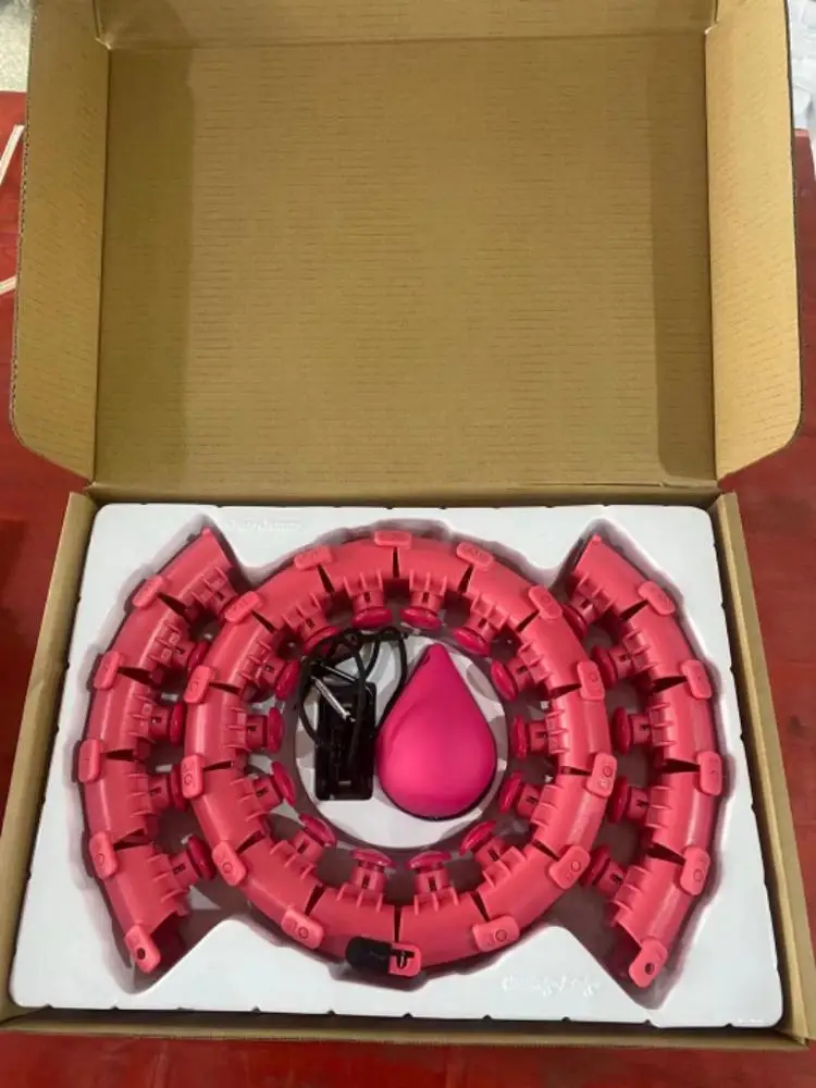 
Fitness equipment weighted Hula Ring hoops home gym training accessories Hoola hoop with an exercise ball 