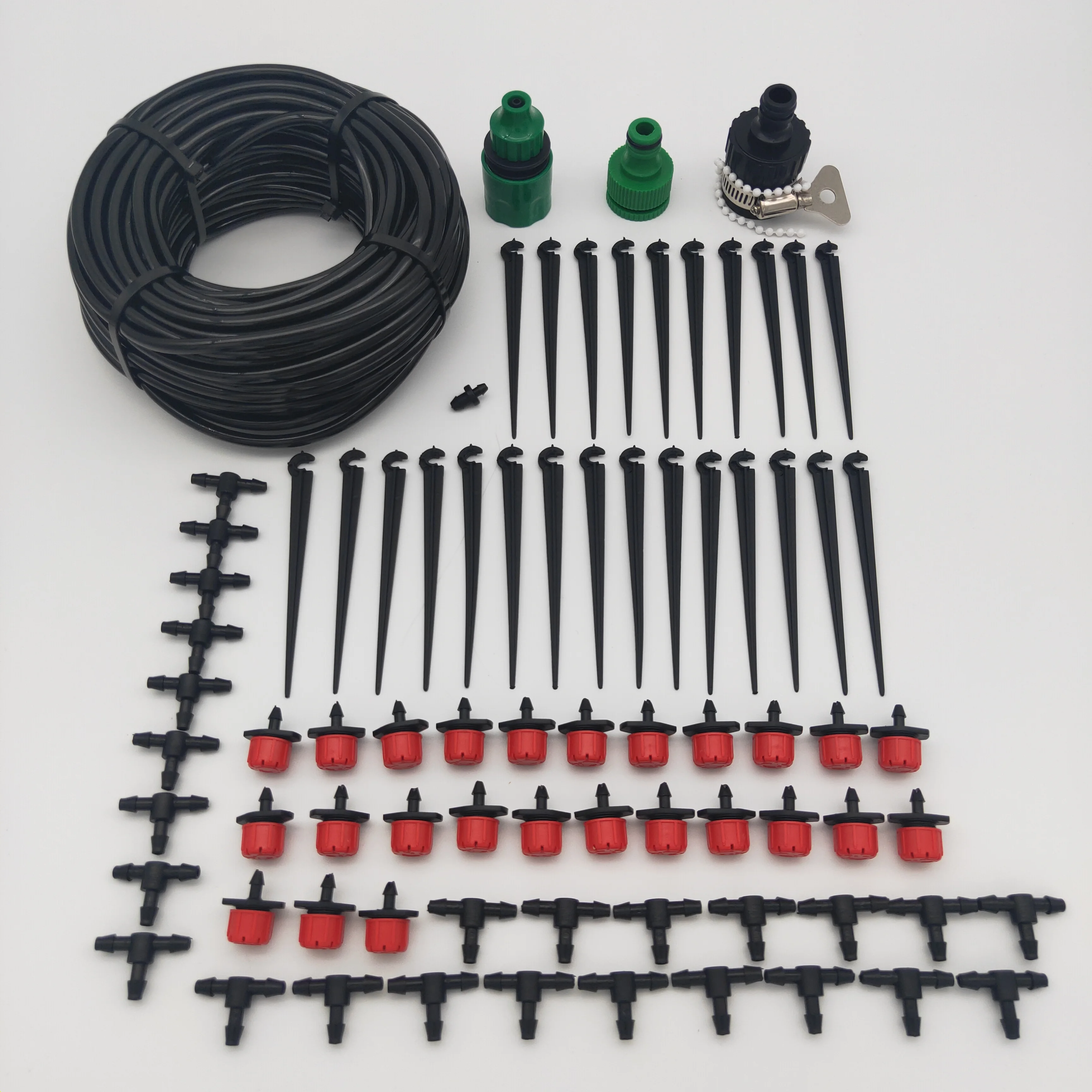 
YZS 2-25-3 4-7mm 25m Garden Irrigation Point-shaped Adjustable Micro-sprinkler Garden Drip Irrigation 