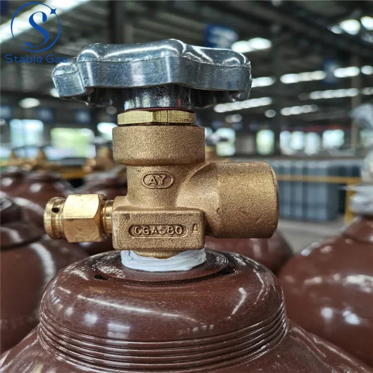 Industry Argon Gas Argon Brass Valve CGA580 2900 PSI Cheap Valve Price Gas Cylinder Valve